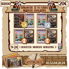 MODERN QUALIFIER : Dimanche 12 Octobre
