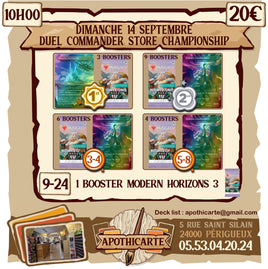 STORE CHAMPIONSHIP:  Duel Commander : Dimanche 14 Septembre