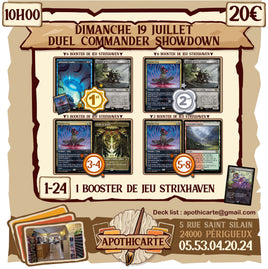 DUEL COMMANDER : Dimanche 19 Juillet