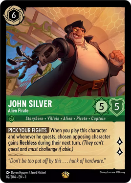 JOHN SILVER : 082/204