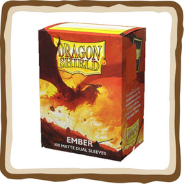 100 DRAGON SHIELD DUAL MATTE - EMBER