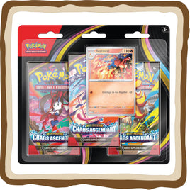 POKÉMON ME04 : Tripack Chaos Ascendant FR