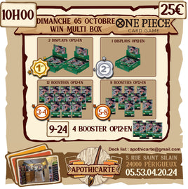 WIN BOX ONE PIECE : Dimanche 05 Octobre