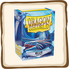 100 DRAGON SHIELD MATTE : BLUE