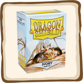 100 DRAGON SHIELD MATTE : IVORY