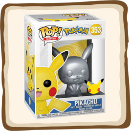 Pokémon POP! figurine Pikachu Silver 9 cm